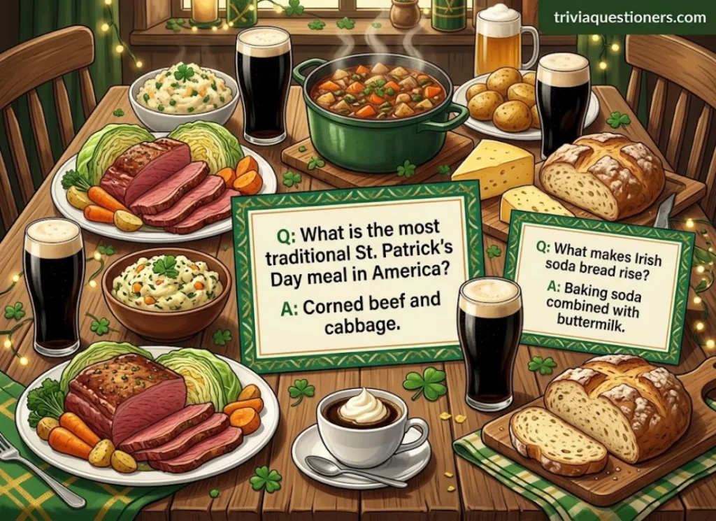 Food, Drink, and Guinness: St. Patrick's Day Trivia Questions