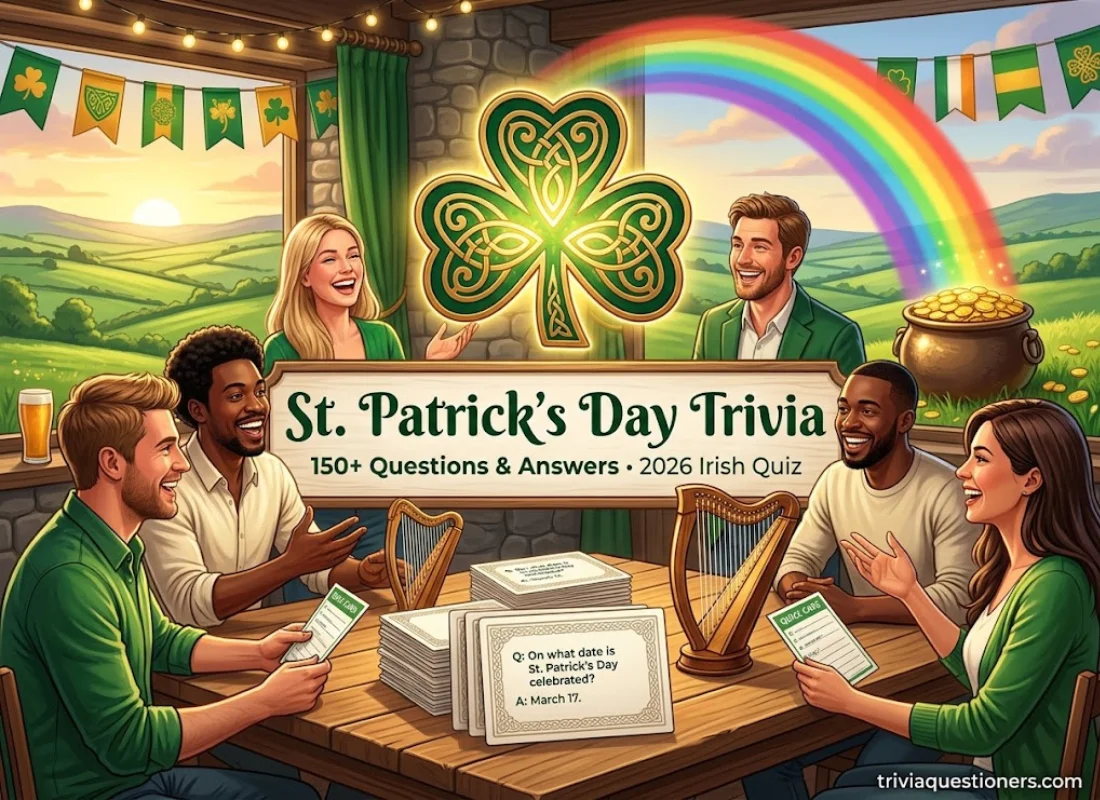 150+ St. Patrick's Day Trivia Questions and Answers for Irish Quiz (2026)