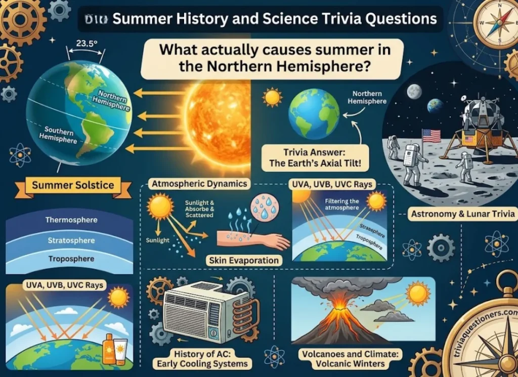 Summer History and Science Trivia Questions