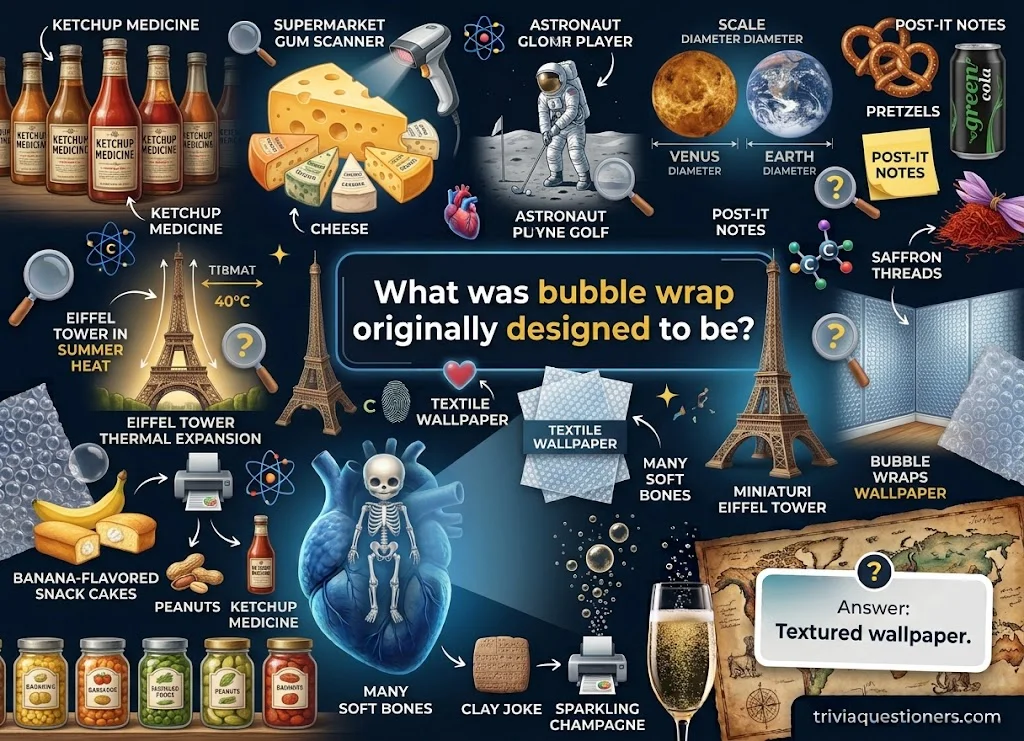 Weird Food, Space, and Everyday Object Trivia Questions