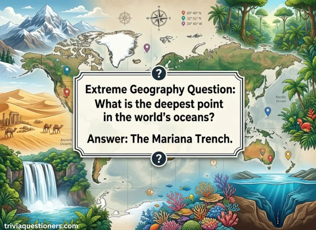 World Landmarks, Natural Wonders, and Extreme Geography Trivia