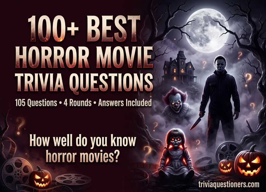 100+ Best Horror Movie Trivia Questions (With Answers)