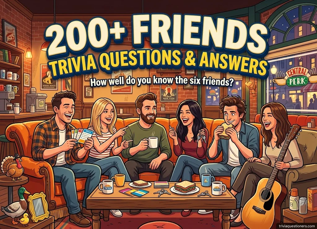 200+ Friends Trivia Questions and Answers for True Fans