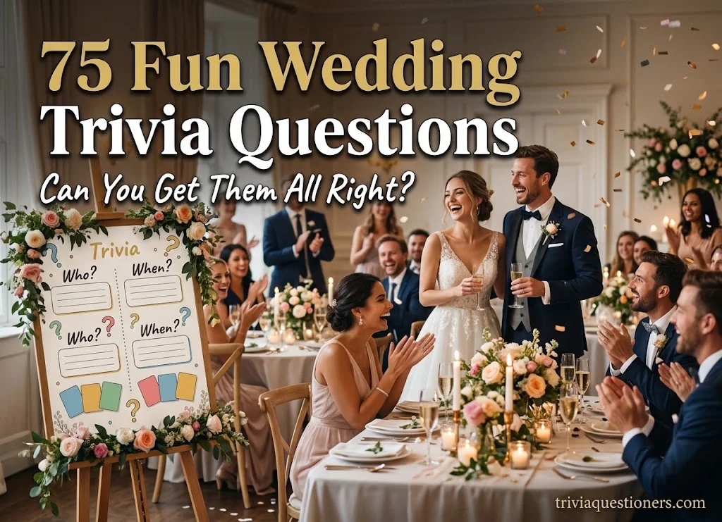 75 Fun Wedding Trivia Questions