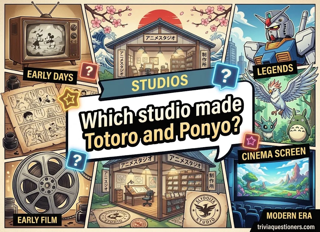 Anime Movies, Studios and History Trivia