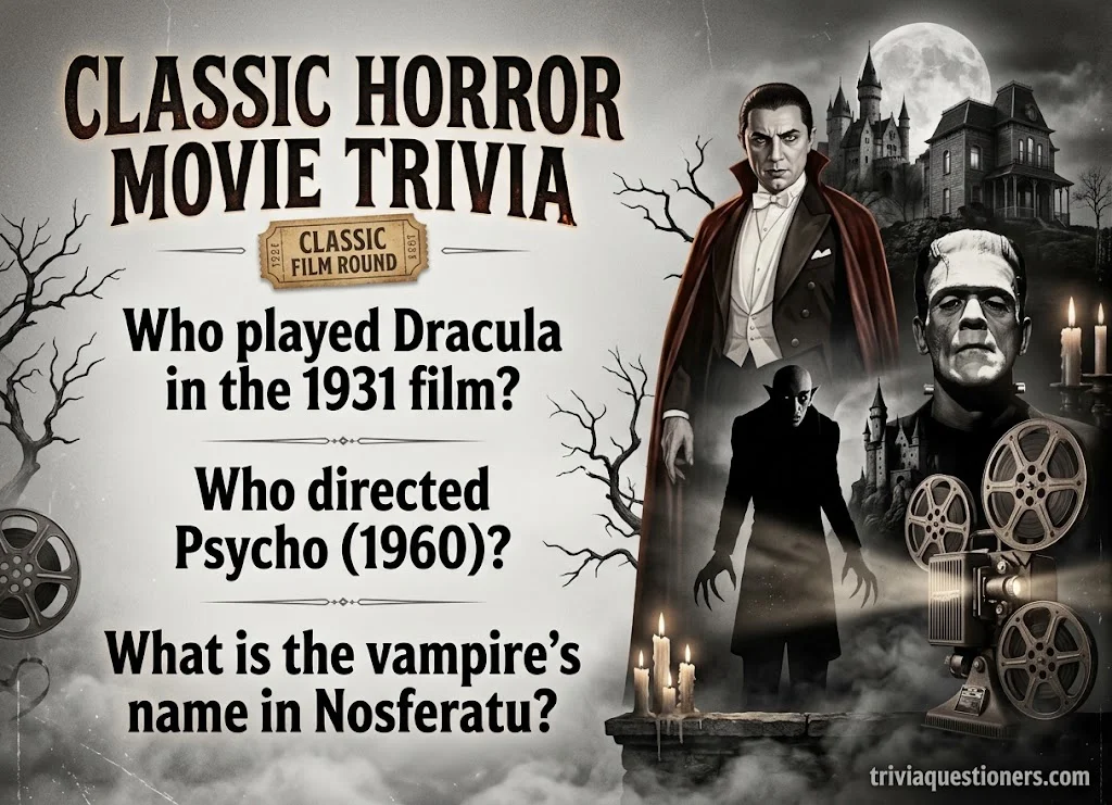 Classic Horror Movie Trivia Questions