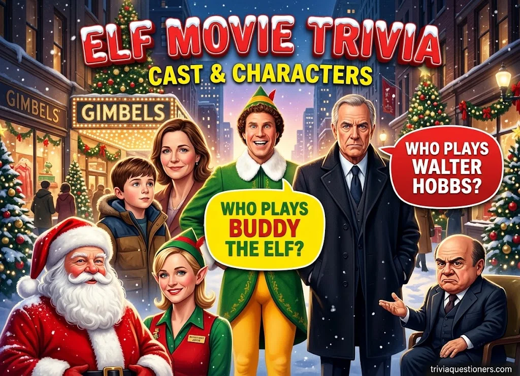 Elf Movie Trivia Questions on Cast and Characters