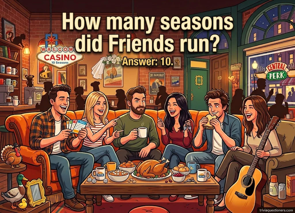 Friends Trivia Questions on Episodes and Storylines