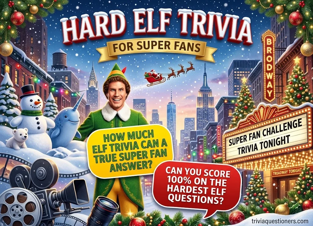 Hard Elf Trivia Questions for Super Fans