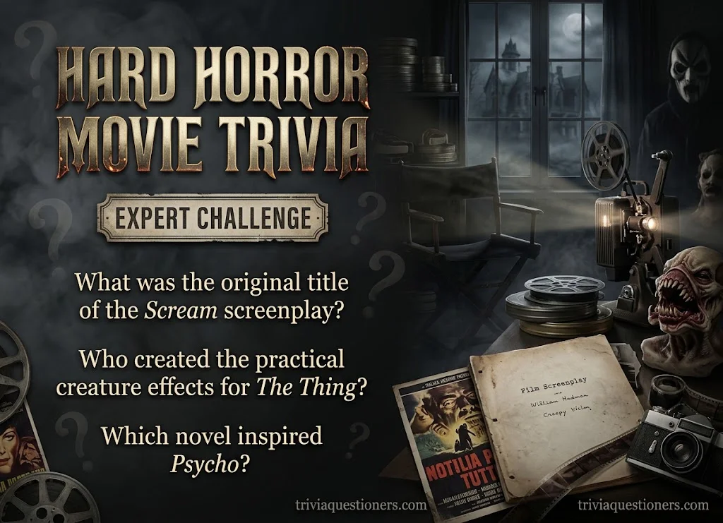 Hard Horror Movie Trivia Questions With Answers