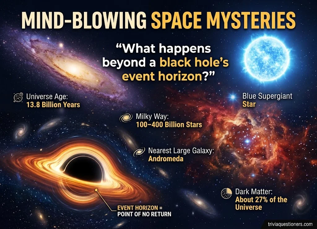 Space Trivia Questions About Stars, Galaxies, and Black Holes